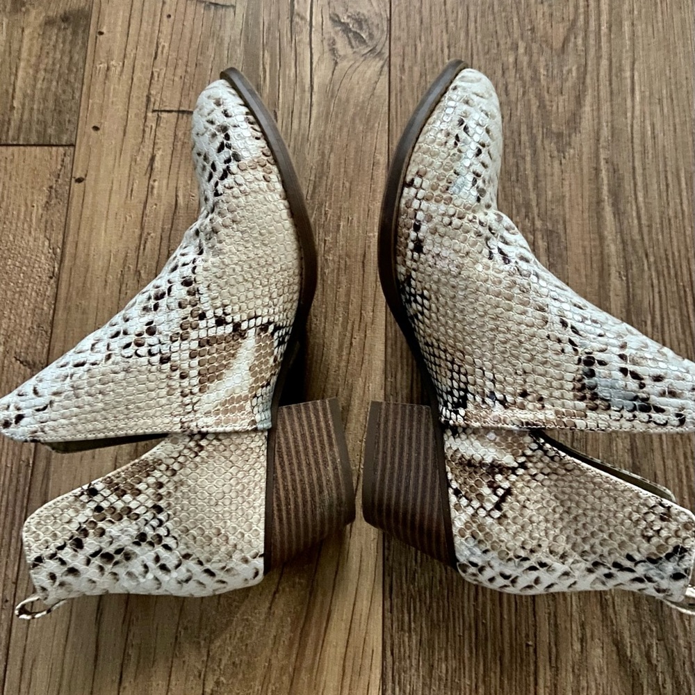Faux Snakeskin Booties - Picture 4 of 5